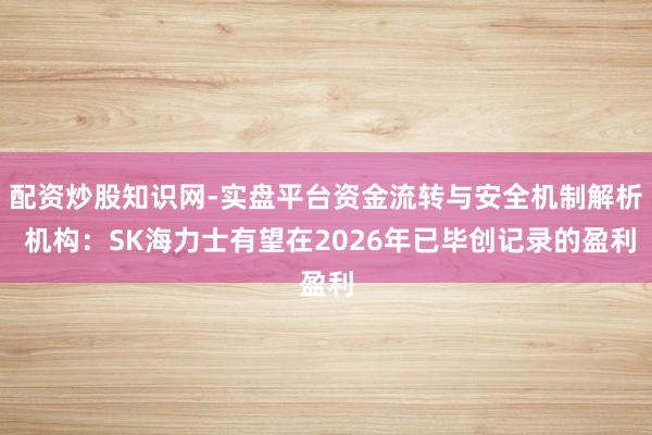 配资炒股知识网-实盘平台资金流转与安全机制解析 机构：SK海力士有望在2026年已毕创记录的盈利