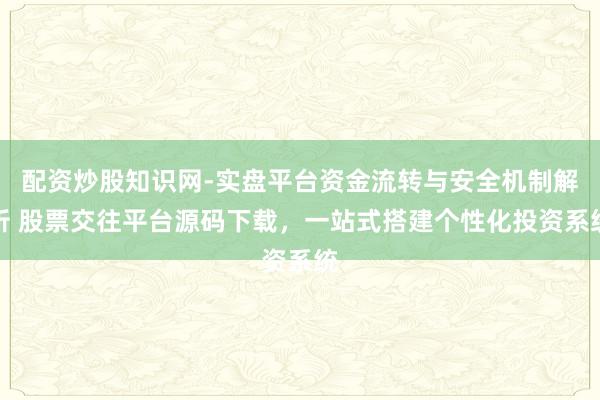 配资炒股知识网-实盘平台资金流转与安全机制解析 股票交往平台源码下载，一站式搭建个性化投资系统