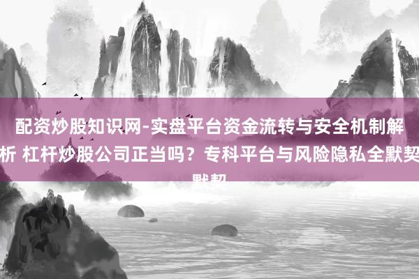 配资炒股知识网-实盘平台资金流转与安全机制解析 杠杆炒股公司正当吗？专科平台与风险隐私全默契