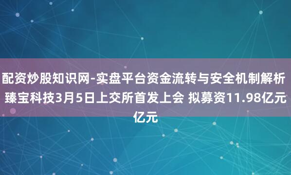 配资炒股知识网-实盘平台资金流转与安全机制解析 臻宝科技3月5日上交所首发上会 拟募资11.98亿元