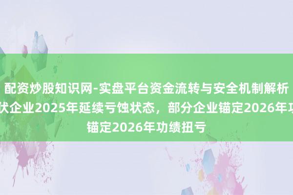 配资炒股知识网-实盘平台资金流转与安全机制解析 精深光伏企业2025年延续亏蚀状态，部分企业锚定2026年功绩扭亏