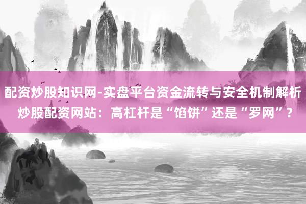 配资炒股知识网-实盘平台资金流转与安全机制解析 炒股配资网站：高杠杆是“馅饼”还是“罗网”？