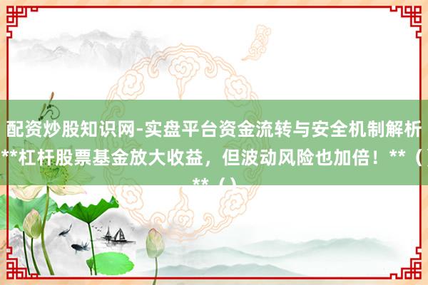 配资炒股知识网-实盘平台资金流转与安全机制解析 **杠杆股票基金放大收益，但波动风险也加倍！**（）