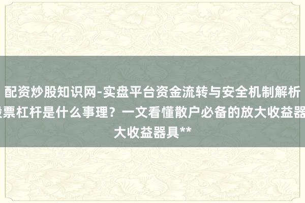 配资炒股知识网-实盘平台资金流转与安全机制解析 **股票杠杆是什么事理？一文看懂散户必备的放大收益器具**